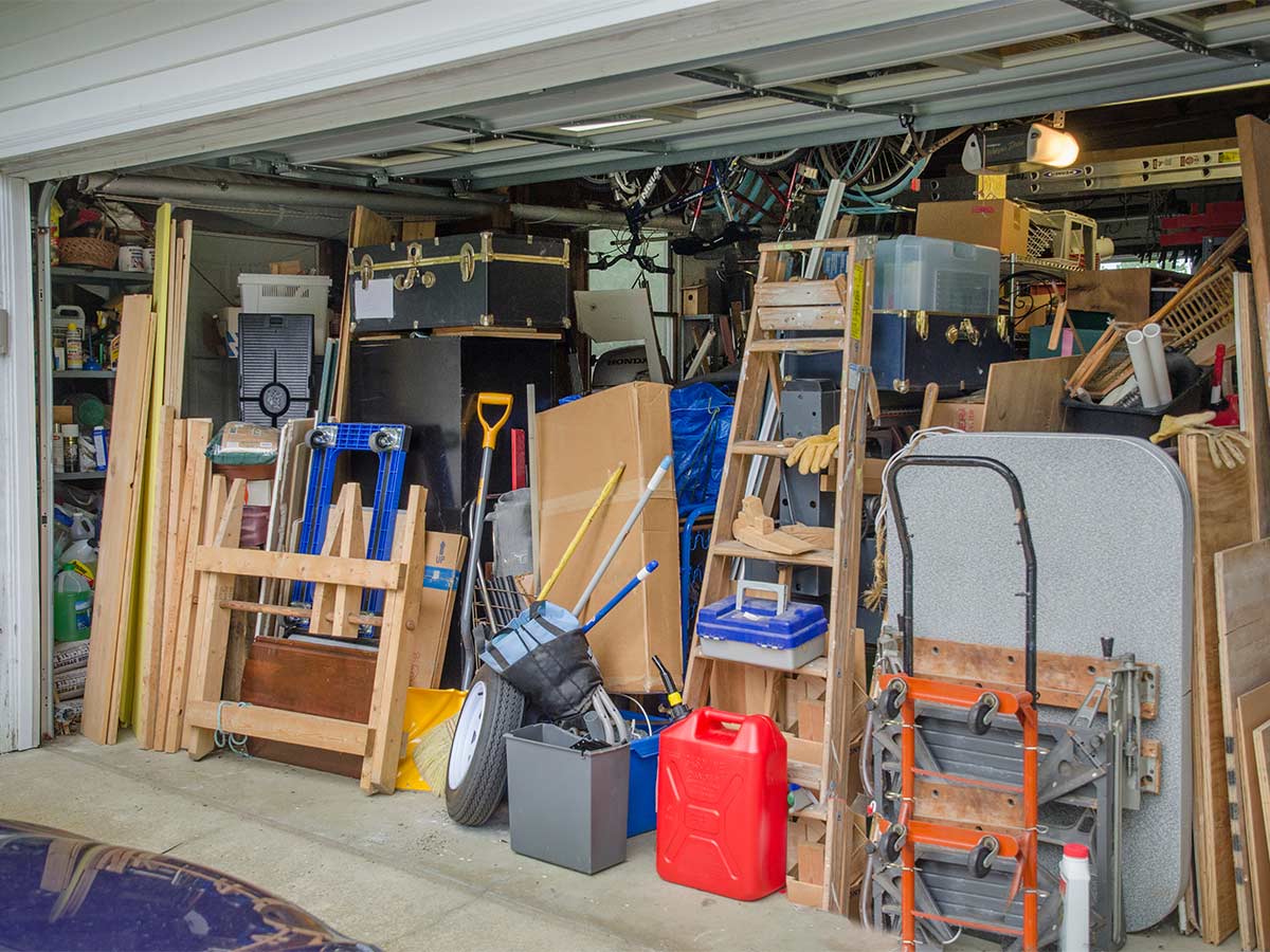 Cluttered or Disorganized Garage