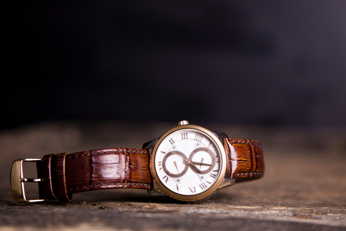 A Hand-Crafted Leather Watch