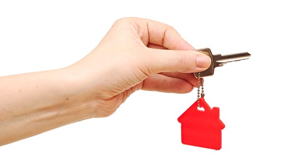 A key to a rental property or newly purchased home