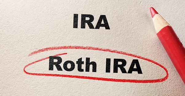 IRA vs Roth IRA circled in red pencil