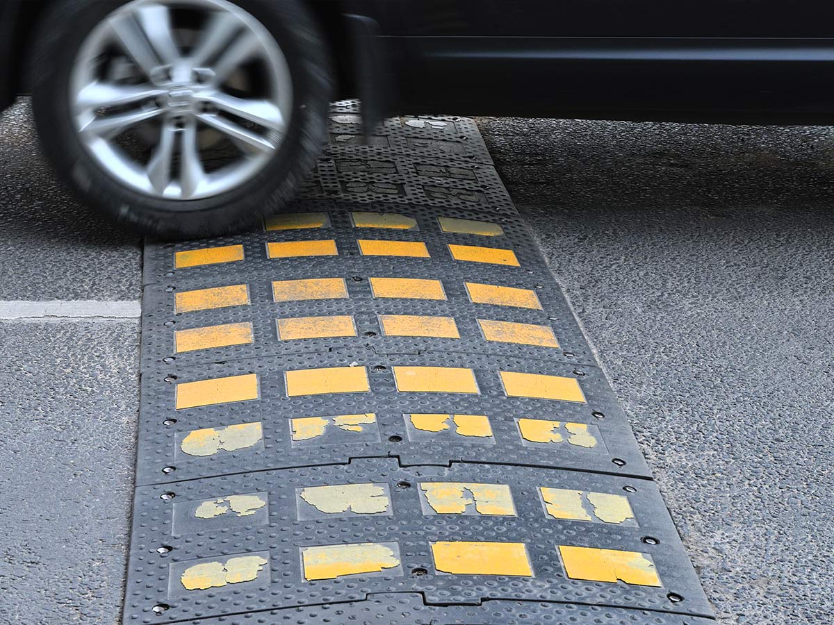 Driving Too Fast Over Speed Bumps