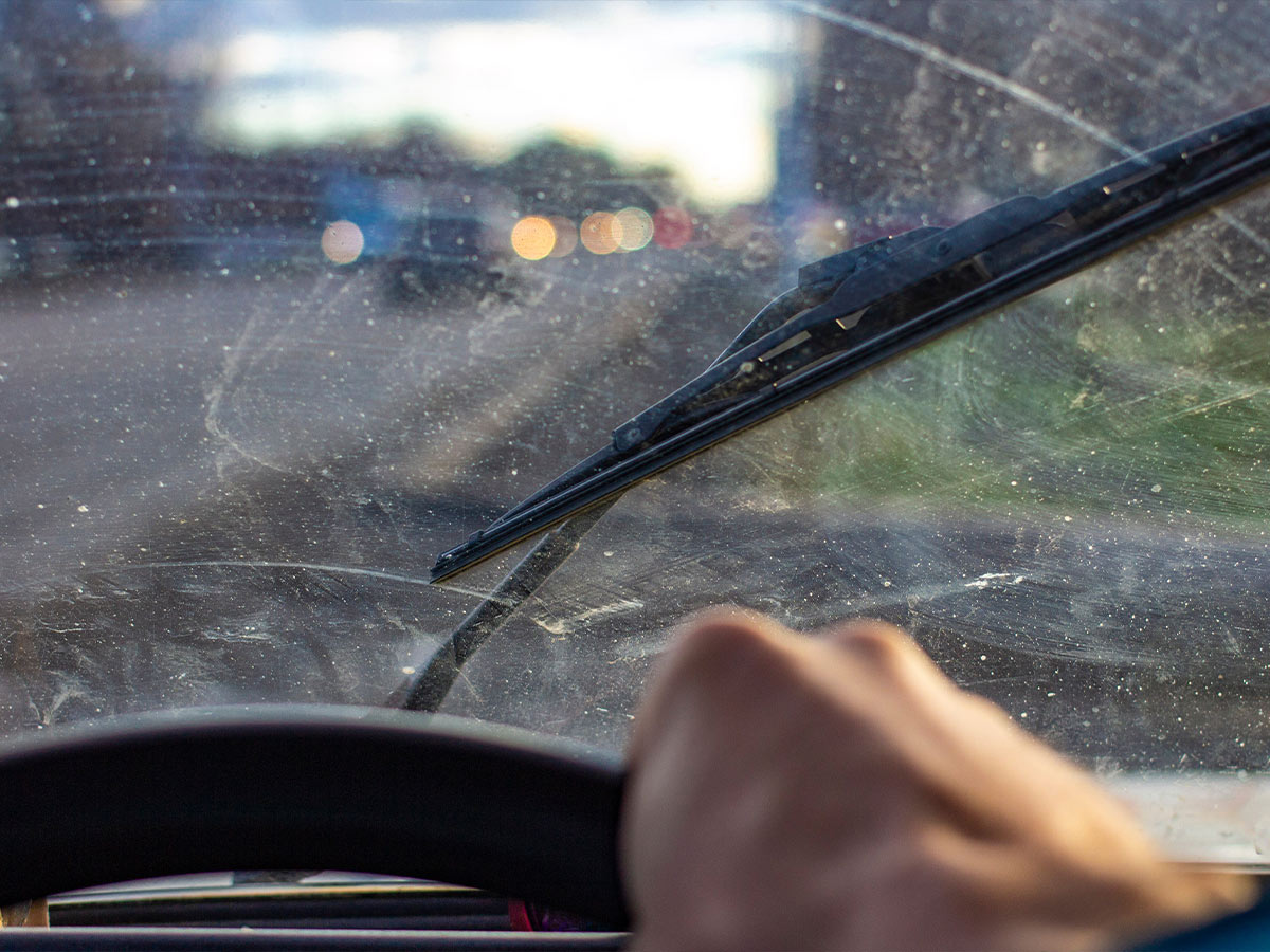 Forgetting to Replace Windshield Wipers