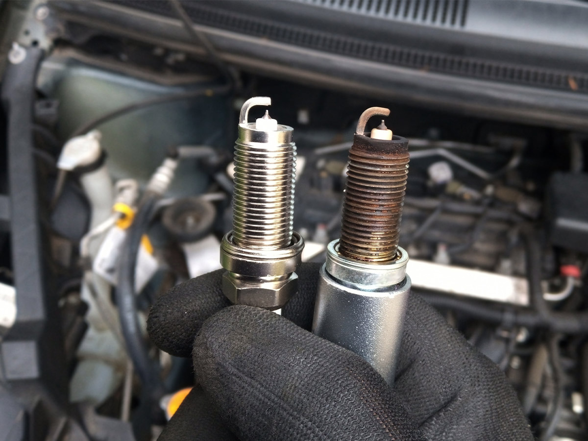 Aged Spark Plugs
