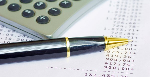 Calculator and printout of loan calculations