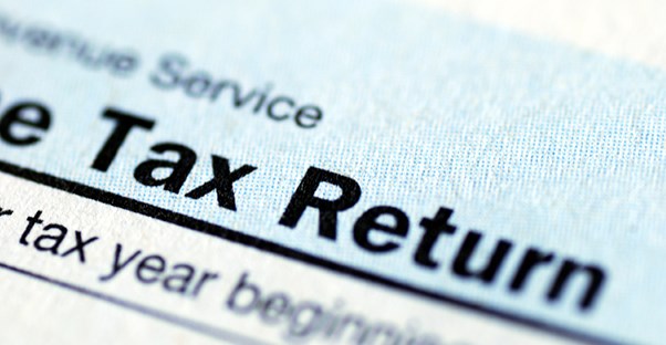 Online Income Tax return search results on a screen 