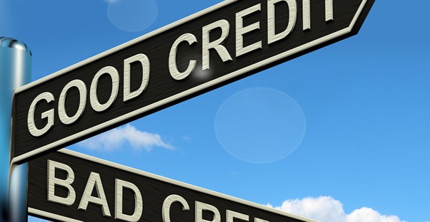 Signpost to show the way to good credit