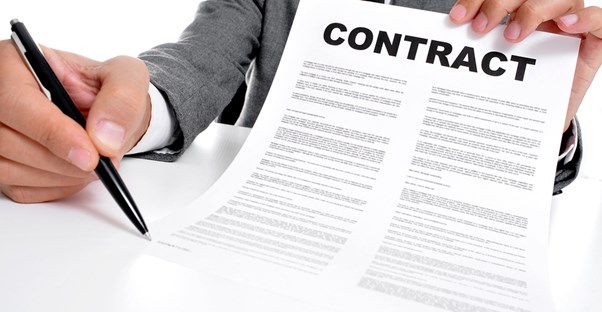 Contract for a small business loan