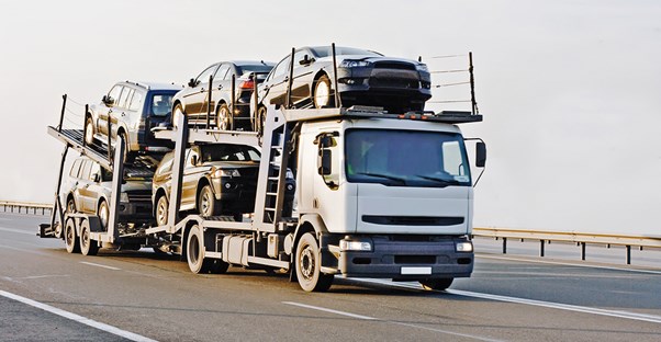 Trucker shipping cars
