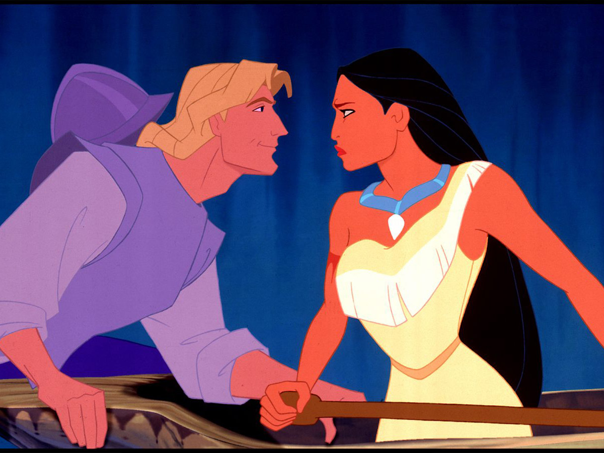 Pocahontas and John Smith