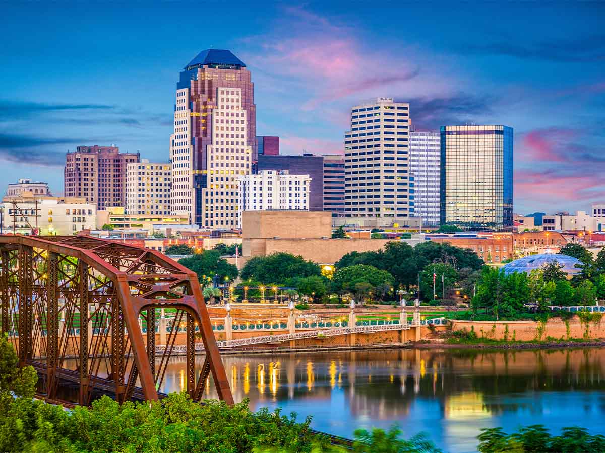 14. Shreveport, LA