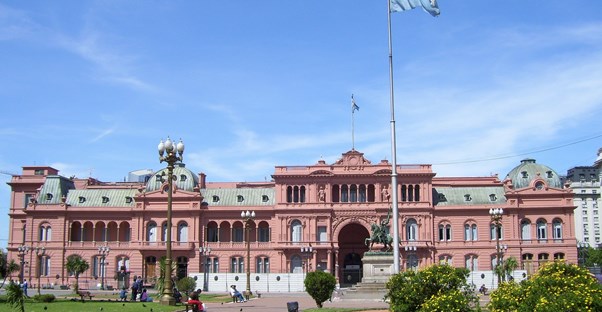 La Casa Rosada in Buenos Aires, Argentina.