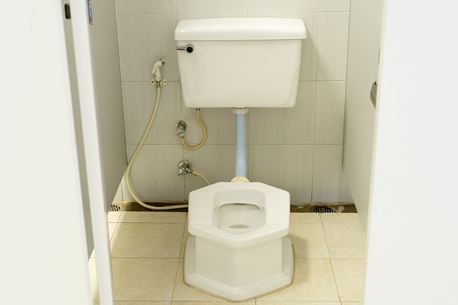 Using a Squatting Toilet