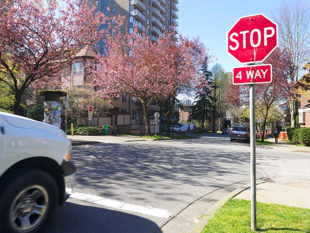 Not Waiting Your Turn at a Four-Way Stop Sign