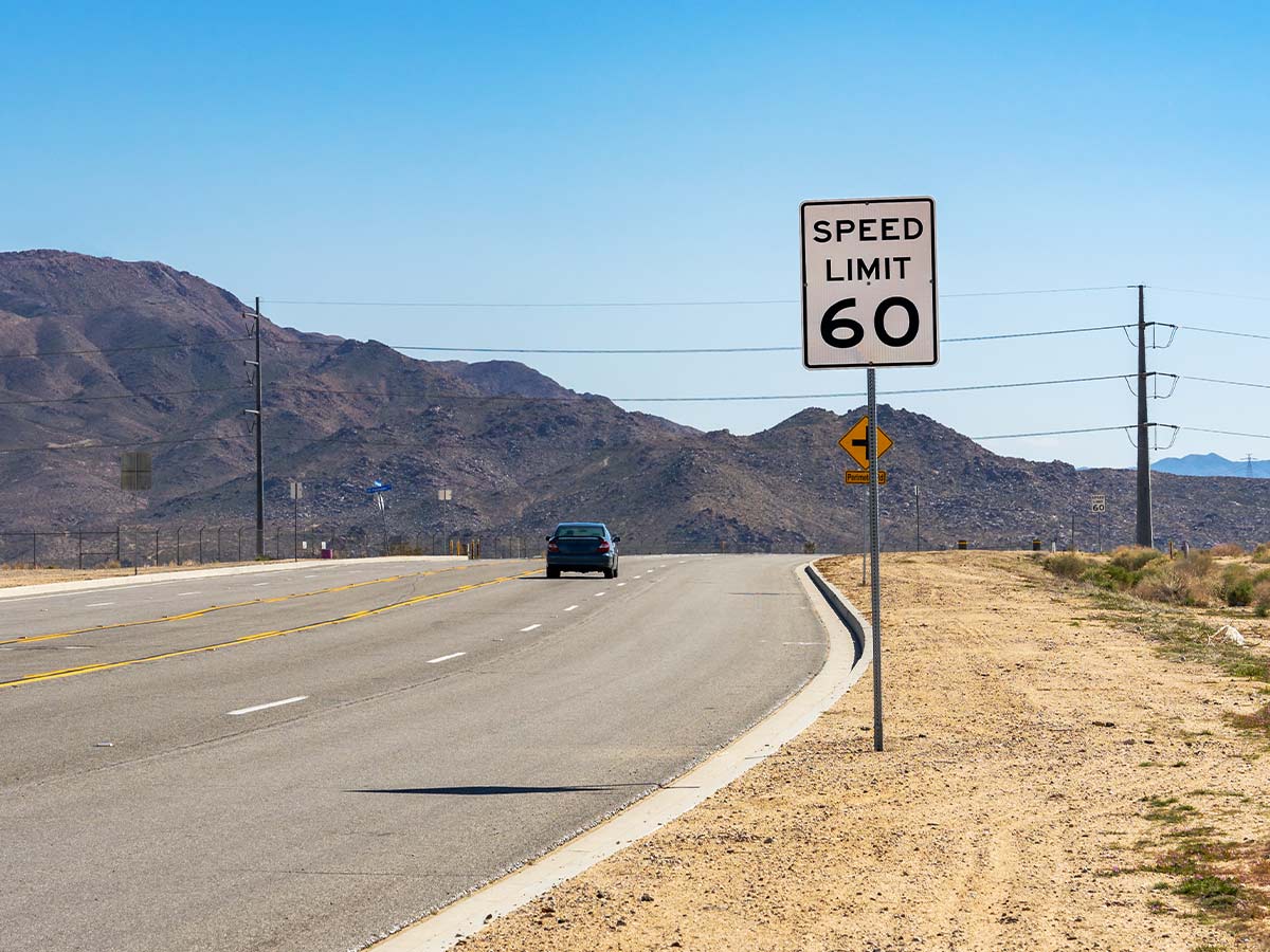 Driving 20 Miles Under a Posted Speed Limit