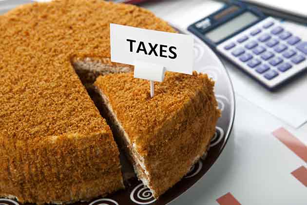 “Doing your taxes is a piece of cake.”
