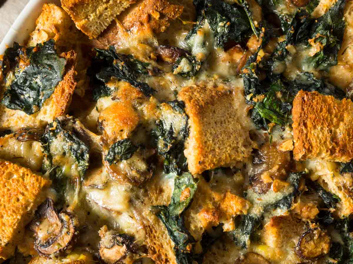 Kale Stuffing vs. Traditional Stuffing