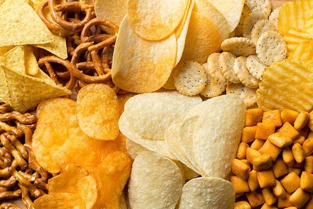 Pretzels, Chips, and Crackers