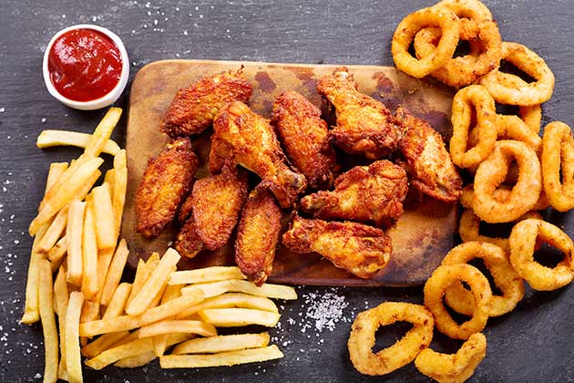 Fried Foods and/or Fast Food