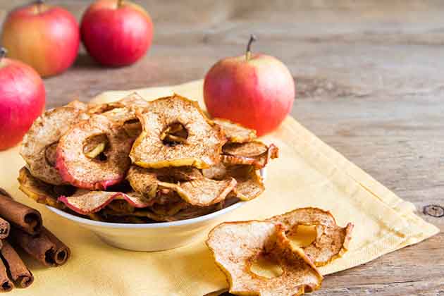 Baked Cinnamon Apple Chips