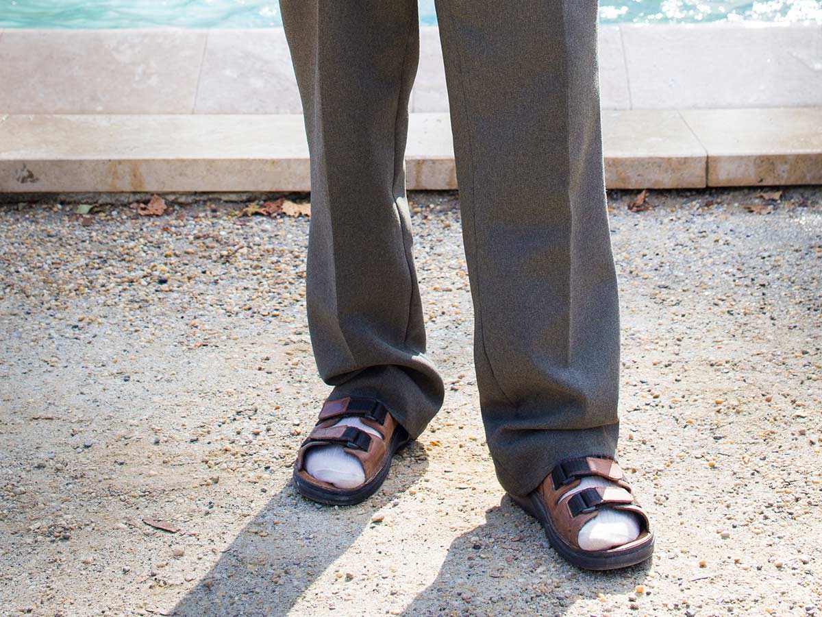 Sandals and Socks