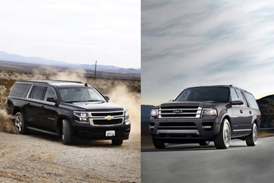 2017 Chevrolet Suburban vs. 2017 Ford Expedition
