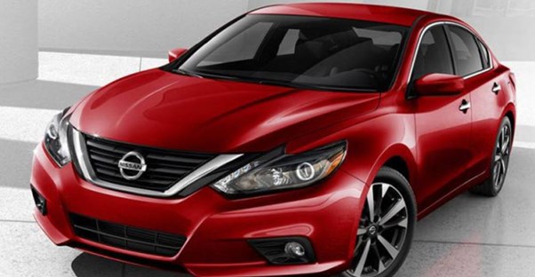 a red 2017.5 nissan altima