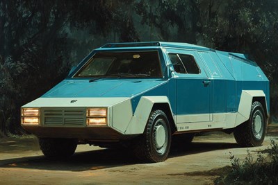 Modern Cars Reimagined With a 70s Style Makeover