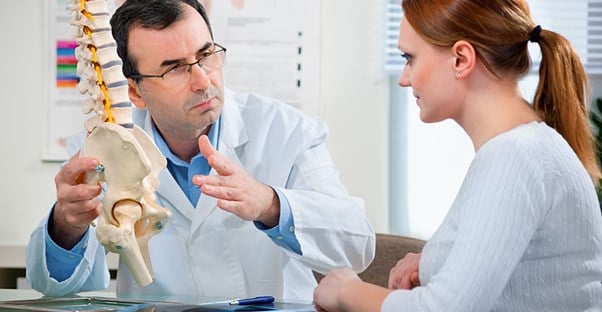 A doctor discusses spinal stenosis