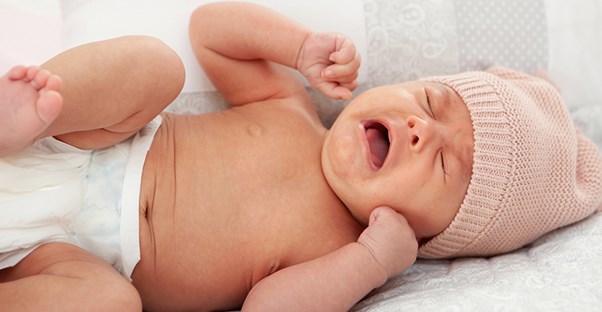 A baby with colic