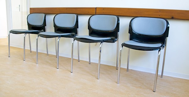 A urinary incontinence waiting room