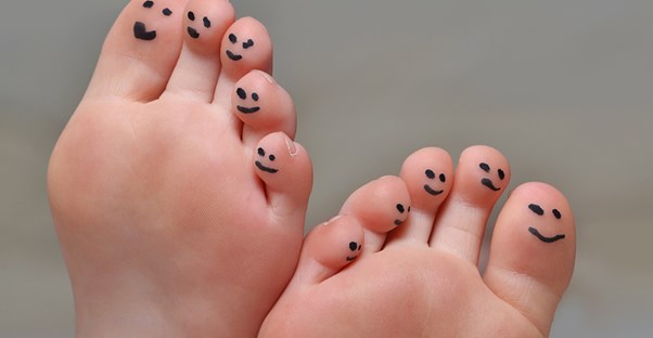Some happy toes
