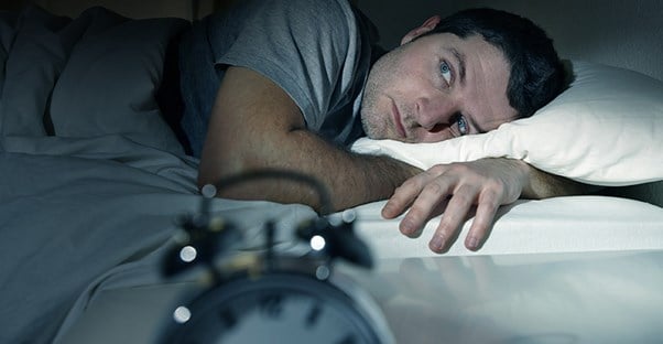 A man struggles with nocturia