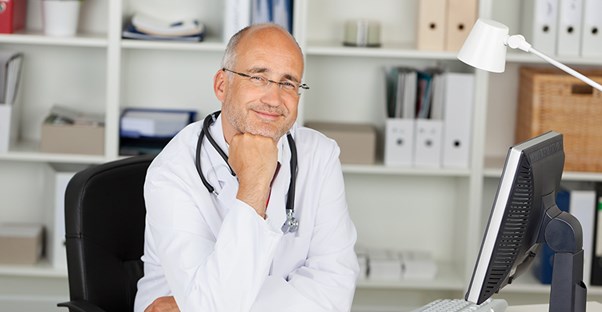 A doctor unconcerned about testicular pain