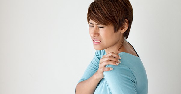 woman experiencing myofascial pain syndrome