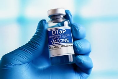 a vaccine bottle