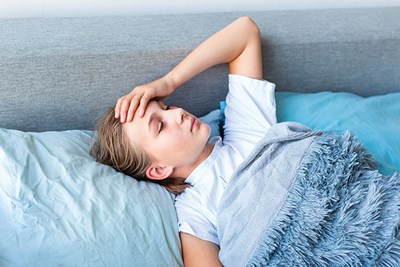 Woman feeling faint