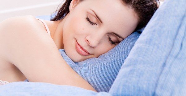 a woman who is preventing sleep apnea