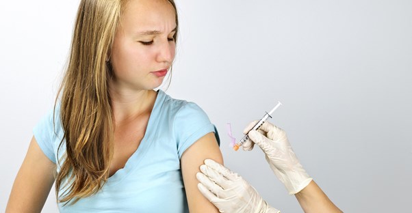 a girl who understands the meningitis vaccine