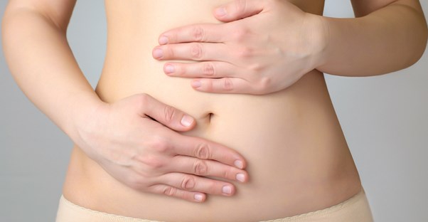 A woman deals with endometriosis symptoms 