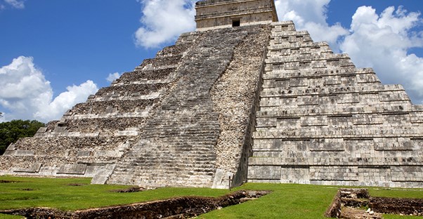 Chichen Itza is a famous pre Columbian Mayan city.