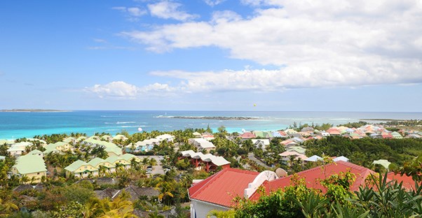 The island of St. Martin is actually owned by two separate countries: France and the Netherlands.