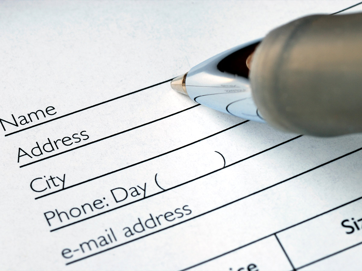 Not Wanting to to Share Personal Info