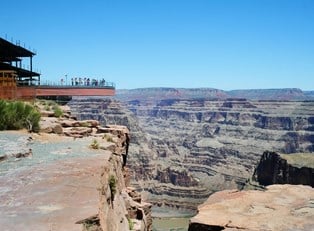 Cantilevered Over the Canyon: The Hualapai Skywalk