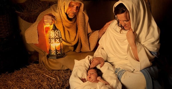 a living nativity is performed in branson, missouri