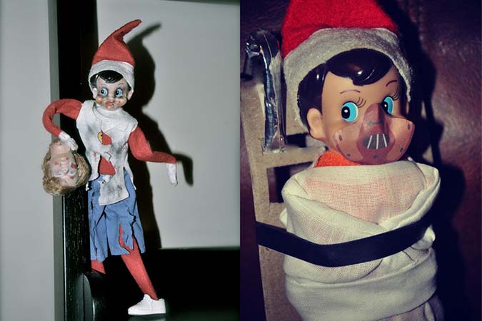 creepy elf doll