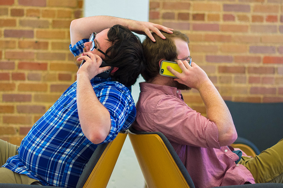 You never go more than a day without checking in.