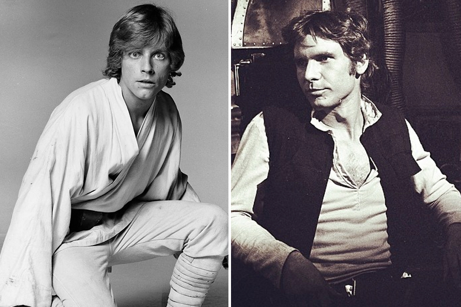 Luke Skywalker and Han Solo