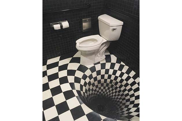 Swirly Bathroom