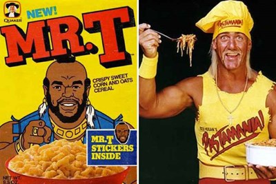 mr t cereal and hulk hogan pastamania