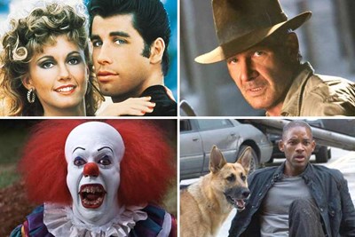 grease, IT, indiana jones, and i am legend screen caps